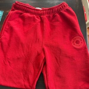 BURBERRY Sweatpants Red